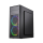 GEMBIRD Midi Tower Fornax M100RGB ATX wentylatory RGB Czarna CCC-FC-M100RGB - 1184606 - zdjęcie 2